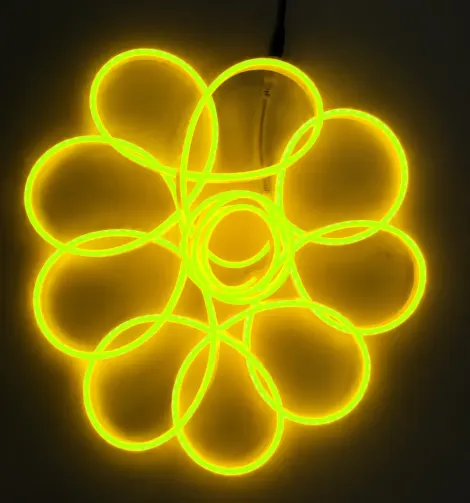 Lemon Yellow Neon Flexible Rope 5M
