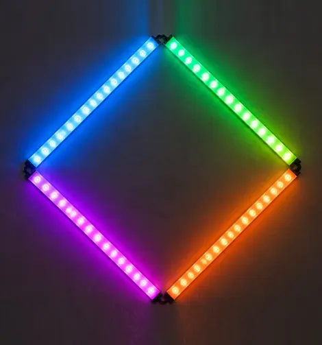 Modular Million Color Pixel Mini Led Tubes (8") For Home Decor - 5V DC | Pixel Density - 60Led/Mtr - Pack of 6