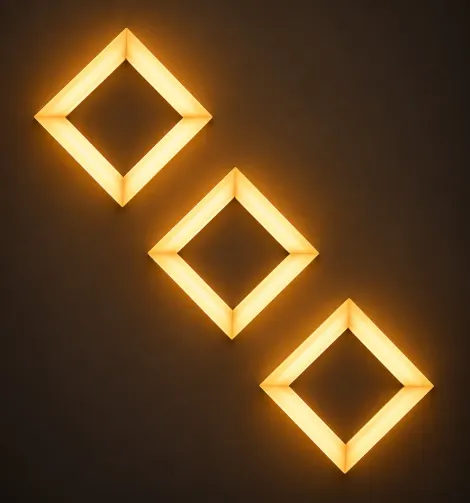 Warm Square Light